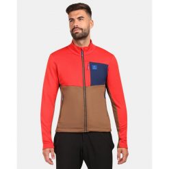 Męska polarowa warstwa środkowa Kilpi ERIN-M. Brązowe bluzy męskie Kilpi, na zimę, m, bez wzorów, z polaru, bez kaptura. Za 422.05 zł.