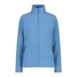 Damska polarowa kurtka turystyczna CMP. Niebieskie kurtki damskie CMP, bez wzorów, z polaru, bez kaptura. Za 340.00 zł.