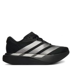 Buty do biegania adidas. Czarne obuwie sportowe damskie Adidas, bez wzorów, do biegania. Za 439.99 zł.