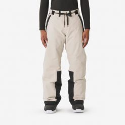 Second Life - Spodnie narciarskie i snowboardowe męskie Quechua... - Stan Dobry. Brązowe spodnie snowboardowe męskie DREAMSCAPE, l, bez wzorów, z materiału, narciarskie. Za 149.99 zł.
