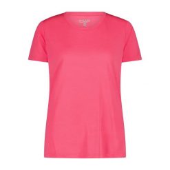 T-shirt z szerokim dekoltem damski CMP. Czerwone t-shirty damskie CMP, s, bez wzorów, sportowe, bez kołnierzyka. Za 131.00 zł.
