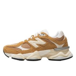 Buty do chodzenia dla dorosłych New Balance 9060 Great Plains. Brązowe obuwie sportowe damskie New Balance, bez wzorów, trekkingowe. Za 948.67 zł.