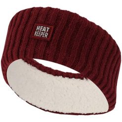 Opaska termiczna - Damska - Teddy. Brązowe czapki i kapelusze damskie HEAT KEEPER, bez wzorów, z elastanu, sportowe. W wyprzedaży za 102.20 zł.