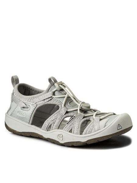 Keen Sandały Moxie Sandal 1018360 Szary. Szare sandały dziewczęce Keen, z materiału, bez zapięcia. Za 299.99 zł.