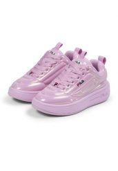 Buty sportowe damskie Fila Superbubble. Czerwone obuwie sportowe damskie Fila, bez wzorów, z gumy, trekkingowe. Za 299.00 zł.