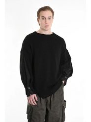 La Haine Inside Us Sweter | 3K M1111 | Mężczyzna | Czarny. Czarne swetry przez głowę męskie La Haine Inside Us, m, bez wzorów, z jeansu, bez kołnierzyka. W wyprzedaży za 699.00 zł.