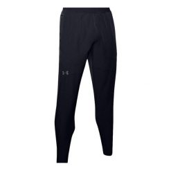 Spodnie dresowe slim fit Under Armour Flex Woven. Czarne buty sportowe męskie Under Armour, z dresówki, bez zapięcia, na fitness i siłownię. Za 420.00 zł.