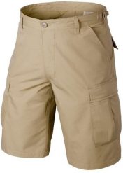 Helikon-Tex Krótkie Spodnie BDU - Cotton Ripstop - Beżowe. Brązowe krótkie spodenki sportowe męskie HELIKON-TEX, m, bez wzorów. Za 120.71 zł.