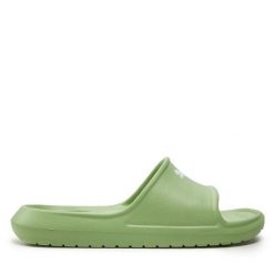 Klapki Puma. Zielone klapki damskie Puma, bez wzorów, sportowe, bez obcasa. Za 69.99 zł.