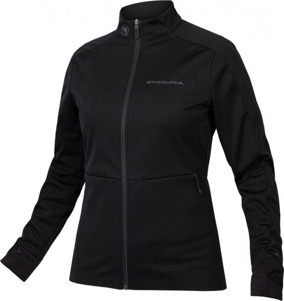 Damska bluza dresowa Endura Windchill II. Czarne bluzy damskie ENDURA, na zimę, s, bez wzorów, z dresówki, bez kaptura. Za 429.99 zł.