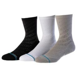 Skarpety biegowe Stance Run Lt Crew 3 Pack. Białe buty sportowe męskie Stance, bez wzorów. Za 177.99 zł.