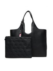 KARL LAGERFELD Torebka A3W30096 Czarny. Czarne torebki do ręki damskie KARL LAGERFELD, bez wzorów, ze skóry, bez dodatków. Za 769.99 zł.