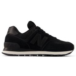 Buty damskie New Balance WL574PSS – czarne. Czarne obuwie sportowe damskie New Balance, bez wzorów, z materiału. Za 499.99 zł.