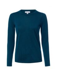 Brookshire Sweter z dzianiny merino Kobiety Wełna niebieski, XXL. Niebieskie swetry damskie brookshire, xxl, bez wzorów, z dzianiny, klasyczne, bez kołnierzyka, bez ramiączek, bez kaptura. Za 249.95 zł.
