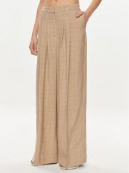 Herskind Spodnie materiałowe Lotus 5114110 Beżowy Relaxed Fit. Brązowe spodnie materiałowe damskie Herskind, bez wzorów, z materiału. Za 1,839.00 zł.