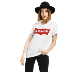 Damska Koszulka The Perfect T-shirt. Czarne t-shirty damskie Levi's, s, bez wzorów, z bawełny, bez kołnierzyka. Za 174.99 zł.