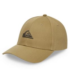 Czapka z daszkiem Quiksilver. Brązowe czapki i kapelusze męskie Quiksilver, bez wzorów. Za 79.99 zł.