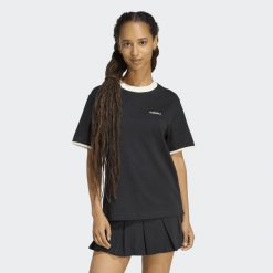 Koszulka damska ADIDAS. Białe t-shirty damskie Adidas, xs, bez wzorów, z bawełny, klasyczne, bez kołnierzyka. Za 129.99 zł.
