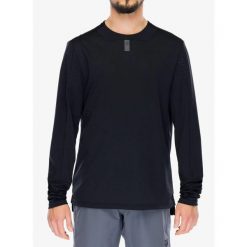 Bluza rowerowa męska Fox Defend LS Jersey. Czarne bluzy sportowe męskie Fox Racing, m, bez wzorów, z jersey, bez kaptura, rowerowe. Za 280.49 zł.