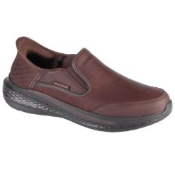 Buty sportowe Sneakersy męskie, Slip-Ins: Slade. Czarne buty sportowe męskie Skechers, bez zapięcia, trekkingowe. Za 349.99 zł.