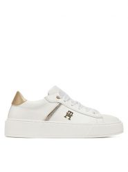 Tommy Hilfiger Sneakersy Low Cut Lace-Up Sneaker T4A9-33933-0206 S Biały. Białe buty sportowe dziewczęce Tommy Hilfiger, bez wzorów, ze skóry, bez zapięcia. Za 369.99 zł.