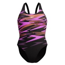 Strój pływacki jednoczęściowy damski Speedo HyperBoom Placement Muscleback. Brązowe kostiumy jednoczęściowe damskie Speedo, l, bez wzorów, sportowe, do pływania. Za 189.99 zł.