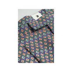 PRINTED LINEN BERMUDA SHORTS. Szare szorty męskie marki Delikatessen. Za 370.00 zł.