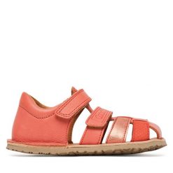 Sandały Froddo. Pomarańczowe sandały dziewczęce Froddo, bez zapięcia. Za 219.99 zł.