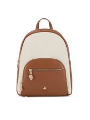 Beverly Hills Polo Club Plecak BHPC-C-004-07 Brązowy. Brązowe plecaki damskie Beverly Hills Polo Club, bez wzorów, z tworzywa sztucznego. Za 219.99 zł.