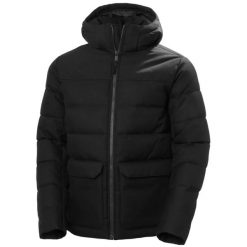Kurtka puchowa Helly Hansen Chill. Czarne kurtki sportowe męskie Helly Hansen, na zimę, xl, bez wzorów, z materiału, trekkingowe. Za 1,022.50 zł.