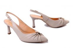Bioeco by Arka 4281 3015+1315 beż, czółenka damskie. Brązowe czółenka damskie Bioeco by Arka, bez wzorów, bez obcasa, bez zapięcia. Za 327.92 zł.