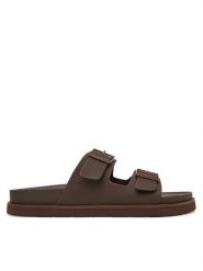 Gant Klapki 32634299 Brązowy. Brązowe klapki męskie GANT, ze skóry. Za 329.99 zł.