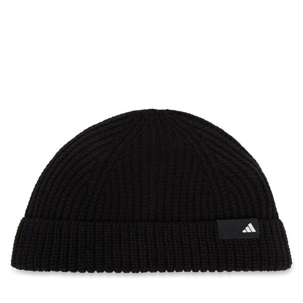 Czapka adidas. Czarne czapki i kapelusze męskie Adidas, na zimę, bez wzorów. Za 98.99 zł.