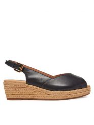 Geox Espadryle D55YXA 000TU C4002 Granatowy. Niebieskie sandały damskie Geox, bez wzorów, z materiału, bez obcasa, bez zapięcia. Za 279.99 zł.