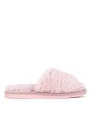 DeeZee Kapcie MU-SL-DZ04 Różowy. Czerwone kapcie damskie DeeZee, bez wzorów, z materiału. Za 59.99 zł.