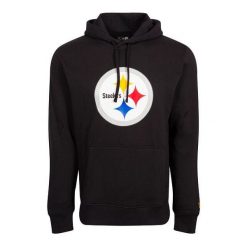 Bluza z kapturem Steelers NFL. Czarne bluzy męskie New Era, m, bez wzorów, z kapturem. W wyprzedaży za 256.85 zł.