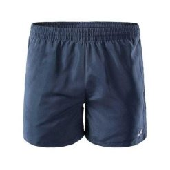 Męskie Szorty Solme Z Haftowanym Logo. Niebieskie krótkie spodenki sportowe męskie Hi-tec, m, bez wzorów, trekkingowe. Za 77.99 zł.