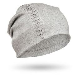 Czapka zimowa Peterson PTN HAT-03 szara. Szare czapki i kapelusze damskie Peterson, na zimę, z aplikacjami, eleganckie. Za 50.00 zł.