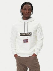 Napapijri Bluza Burgee Wint 4 NP0A892T Beżowy Regular Fit. Brązowe bluzy męskie Napapijri, m, bez wzorów, z bawełny, bez kaptura. Za 479.99 zł.