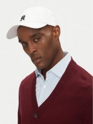 Tommy Hilfiger Czapka z daszkiem Imd Color 6 Panel AM0AM13542 Biały. Białe rękawiczki męskie Tommy Hilfiger, bez wzorów, z bawełny. Za 129.99 zł.