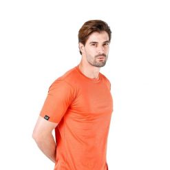 Koszulka termoaktywna turystyczna męska Woolona Notus 100% Merino. Brązowe koszulki sportowe męskie WOOLONA, m, bez wzorów, z wełny, bez kołnierzyka, bez ramiączek, trekkingowe. W wyprzedaży za 261.00 zł.