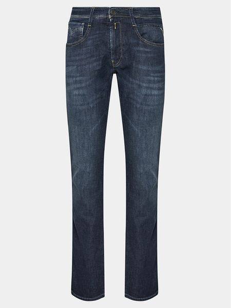 Replay Jeansy M914J.000.785 Granatowy Slim Fit. Niebieskie jeansy męskie Replay. Za 319.99 zł.