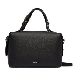 Torebka Furla. Czarne torebki do ręki damskie Furla, bez wzorów, klasyczne, bez dodatków. Za 1,269.00 zł.