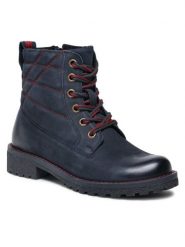 Lasocki Trapery WI16-GIRO-02 Granatowy. Niebieskie śniegowce i trapery damskie Lasocki, z nubiku. Za 215.99 zł.