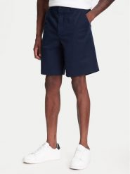 Calvin Klein Jeans Szorty materiałowe LV040EM618 Granatowy Regular Fit. Niebieskie szorty męskie Calvin Klein Jeans, m, bez wzorów, z bawełny. Za 209.99 zł.
