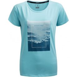 T-shirt damski TSD620 - jasny niebieski - Outhorn. T-shirty damskie marki Outhorn. Za 39.99 zł.