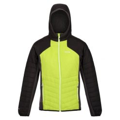 Męski Softshell Z Kapturem Trutton. Czarne kurtki sportowe męskie Regatta, m, bez wzorów, z softshellu, trekkingowe. Za 148.99 zł.