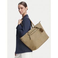 Torebka MICHAEL Michael Kors. Brązowe torebki do ręki damskie MICHAEL Michael Kors, bez wzorów, bez dodatków. Za 1,429.00 zł.