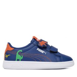 Sneakersy Puma. Niebieskie trampki i tenisówki chłopięce Puma, bez wzorów, bez zapięcia. Za 189.99 zł.