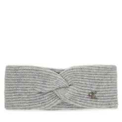 Opaska materiałowa Calvin Klein. Szare czapki i kapelusze damskie Calvin Klein, bez wzorów, z materiału. Za 149.99 zł.